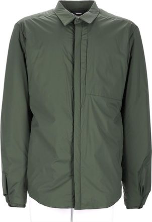 Monobi Green Sports Jacket with Concealed Fastening and Elastic Cuffs