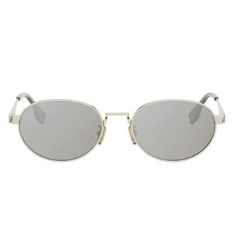 Fendi Sky Gold Oval Sunglasses