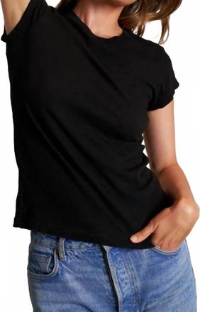 perfectwhitetee Sheryl Tee In Vintage Black