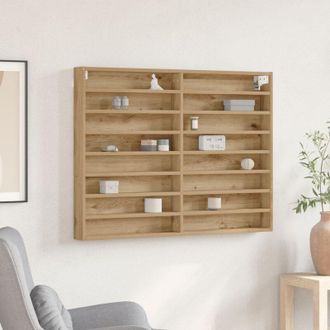 vidaXL Mobile Espositivo rovere artigianale 100 x 8.5 x 75 cm - Vidaxl