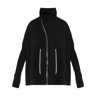 Rick Owens Felpa Mountain Sail - - Sweatshirts & Hoodies - Donna - Nero - S