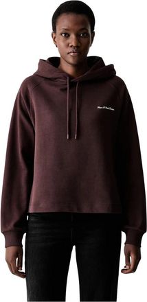 Marc O'Polo Hoodie - Dames - Hoodies - Bruin - M - Katoen - Hoodies & sweatvesten