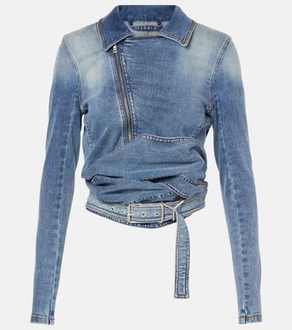 Y / Project Denim wrap jacket