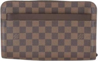 Louis Vuitton Pre-owned Clutches, female, Brown, Size: ONE SIZE Pre-owned Canvas louis-vuitton-bags