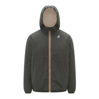 K-Way K-Way, Rain Jackets, unisex, Green, Size: 2XL LE Vrai 4.0 Claude Jacket