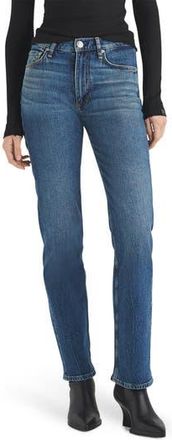 Rag & Bone Harlow Mid Rise Straight Leg Jeans in Kendra at Nordstrom Rack, Size 23