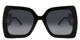 Carolina Herrera CH 0001/S 807/9O Womens Sunglasses Black Size 55