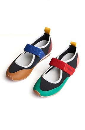 Charlotte Stone Mable Mismatched Ballet Sneaker in Treasure at Nordstrom, Size 11