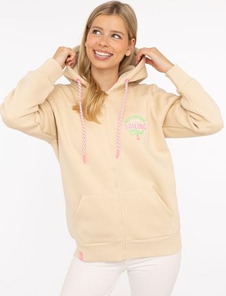 Zwillingsherz Kapuzensweatjacke »Sailing Club« Kapuzensweatjacke mit grosser SAILING Applikation am Rücken und Tasche