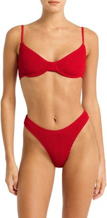 Bond-Eye Gracie Balconette Bikini Top in Baywatch Red at Nordstrom
