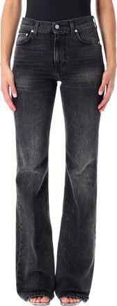 Haikure Black Straight-Leg Jeans