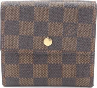 Louis Vuitton Portafoglio Elise Damier Ebène 2007 - Marrone