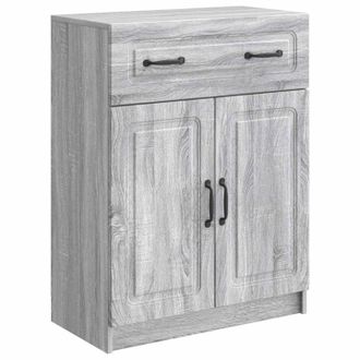 vidaXL Aparador Gris Sonoma 66 X 34,5 X 87 Cm Madera De Ingenier&iacute;a Vidaxl