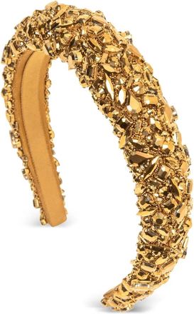 Jennifer Behr Cerchietto con decorazione Czarina - Oro