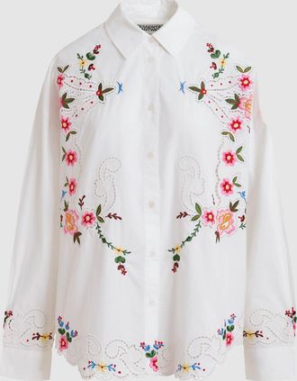 Essentiel Chemise Jayme Blanc Multicolore