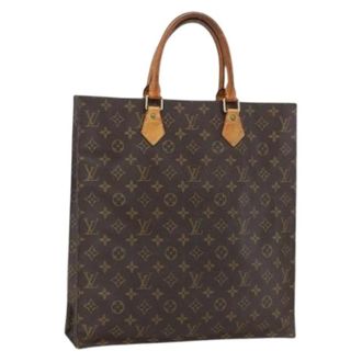 Louis Vuitton Pre-owned Tote Bags, female, Brown, Size: ONE SIZE Pre-owned Canvas Tote Bag