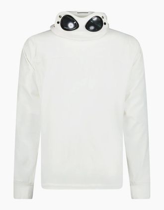 C.P. Company Mens CP Company Soft Shell Goggle Jacket White - Size: 42/Regular