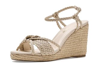 Anne Klein Vow Womens Sandals Bone Woven : 6.5 M, Synthetic