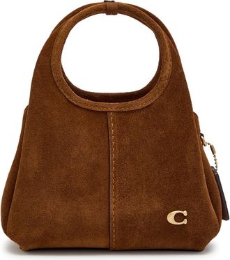 Coach Lana 19 Suede top Handle bag - Brown - One Size