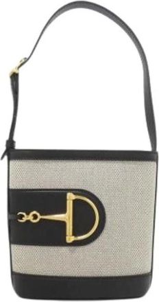 Gucci Pre-owned Bucket Bags, female, Black, Size: ONE SIZE Pre-owned Bucket Bag