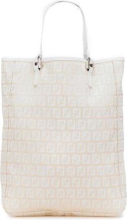 Fendi Pre-owned Tote Bag - Dames - Vintage Shopper - Beige - ONE Size - Leer - Vintage