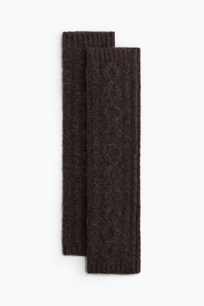 H&M Beinstulpen mit Zopfmuster - Brown