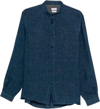 Brunello Cucinelli Mandarin Collar Shirt