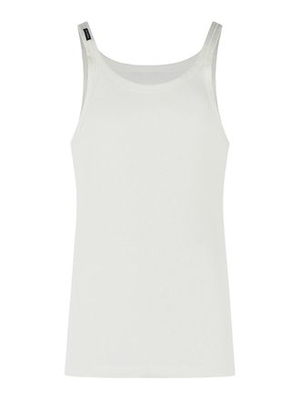 Dolce & Gabbana Ivory Cotton Tank Top
