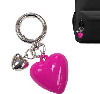 Generic Heart shaped keyring, cute heart shaped keyring, love key ring, pendant key ring, couple keyring, cute keyring, assorted heart pendant key ring for ba