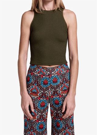 Smythe Muscle Rib Tank In Army Rib