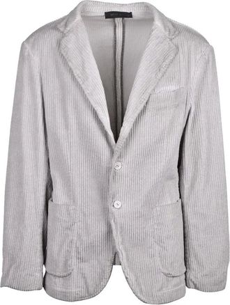 Never Enough Velvet Blazer Jacket - Grey