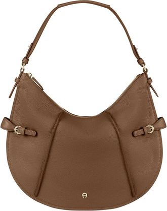 Aigner Tassen, Dames, Bruin, ONE Size, Leer, Schoudertas