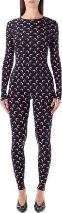 Marine Serre Moon Printed Stretch Jersey Catsuit