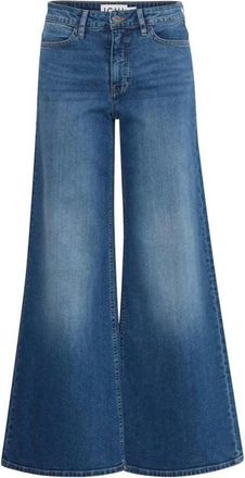 Ichi Bootcut Jeans voor Vrouwen - Dames - Loose Fit Jeans - Blauw - W28 L34 - Katoen - Jeans