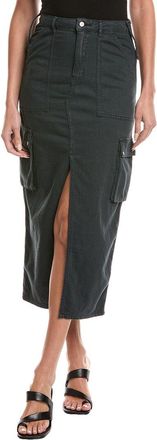 Chaser Cargo Twill Linen-Blend Maxi Skirt