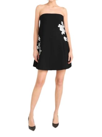 Cinq &agrave; Sept Irla Dress In Black Floral