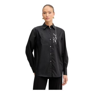 Karl Lagerfeld Mujer, Blusas y Camisas, Negro, Talla: S