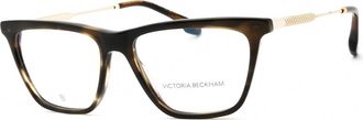 Victoria Beckham VB2663 321 Striped Khaki Havana 54mm