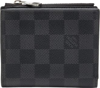 Louis Vuitton Black Pvc Wallet (Bi-Fold) (Pre-Owned)