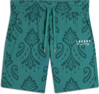 Freddy Bermuda in jersey con stampa floreale