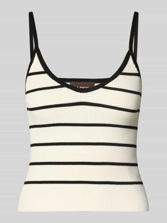 Jack & Jones Crop Top aus Viskose-Mix Modell ESTHER in Weiss, Gr&ouml;&szlig;e XL