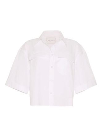 Cara Cara Calvia pocket short-sleeve shirt - women - Cotton - S - White
