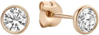 Isabel Bernard Accessoires, Dames, Roze, ONE Size, La Concorde Juliette Stud Earrings