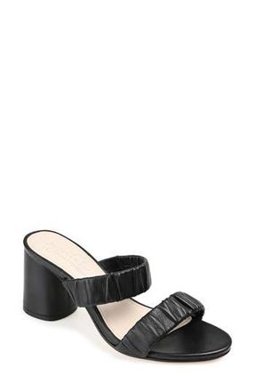Journee Collection Vidda Sandal in Black at Nordstrom Rack, Size 7.5