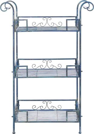 Safavieh Estante hierro de marruecos azul