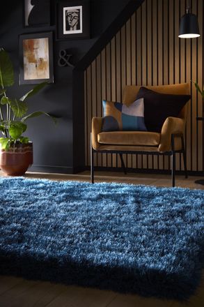 Origin Store Extravagance Rug in Teal | Size: 120 cm x 170 cm