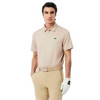 Lacoste Heren UV-bescherming Regular Poloshirt (Beige)