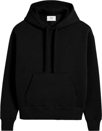 Ami Hoodies & sweatvesten, Heren, Zwart, S, Katoen, Ami de Coeur Hoodie
