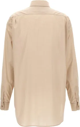 Moschino Womens Beige Cotton Blouse