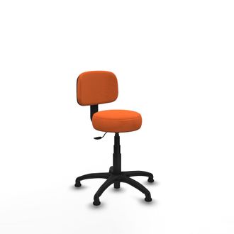 Piqueras y Crespo Piqueras Y Crespo - Silla Llanos Giratorio Bali Naranja Base Poliamida 600 Topes
